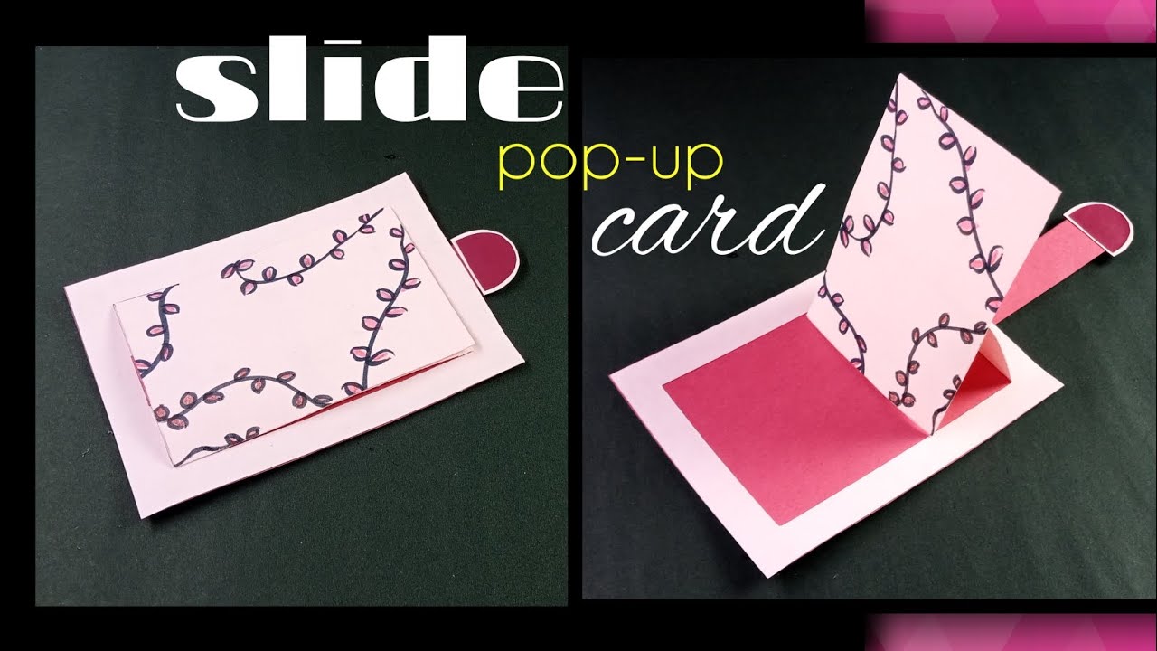 Create Stunning Slide Pop-Up Cards #cards #DIY #slide #craft