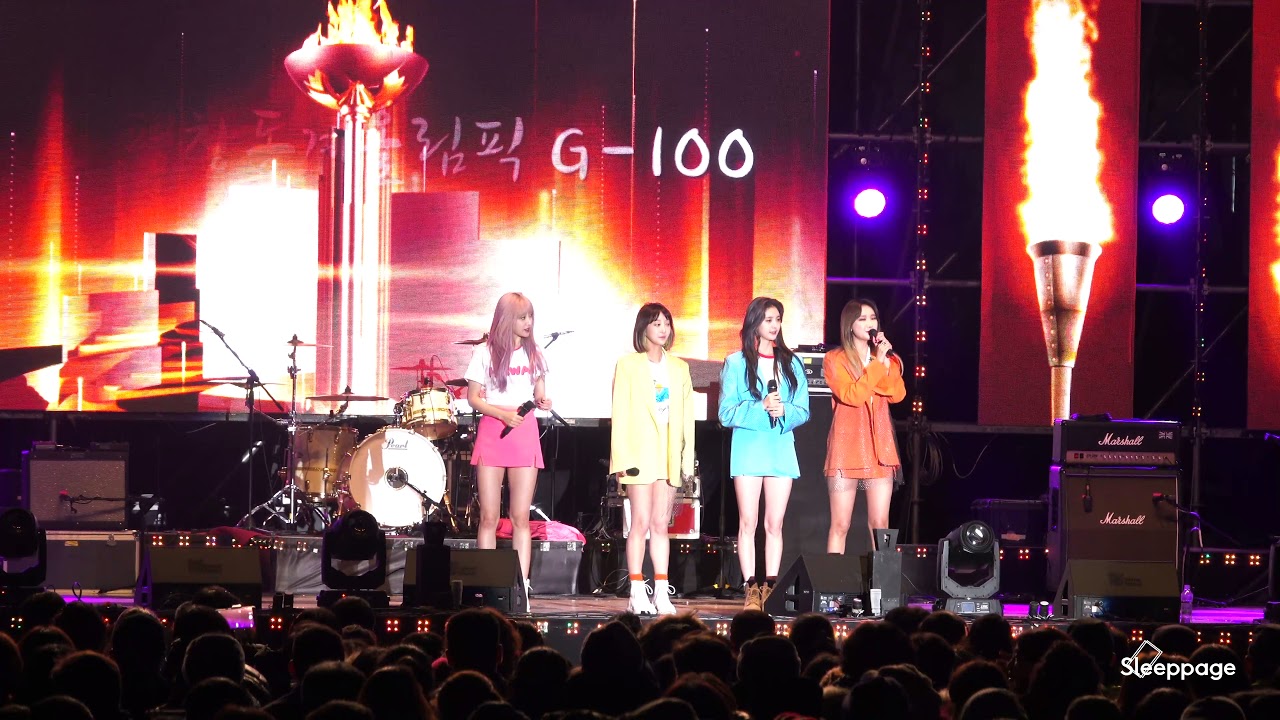 [4K] 171031 이엑스아이디 EXID Full Cam  @ 화천 평창올림픽축하 G100 By Sleeppage