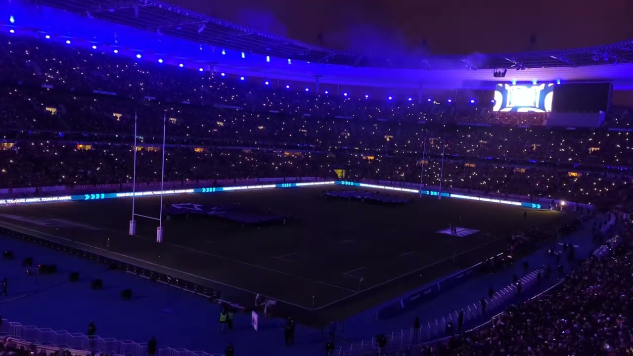 France - Nouvelle Zélande - show son et lumière d'avant match - 16/11/2024