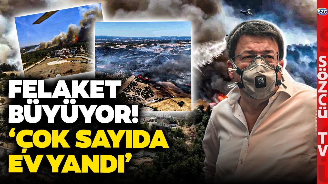 'Çok Sayıda Ev Yandı' Çanakkale'de Yangın Felaketi Büyüyor! Muharrem Erkek Korkunç Tabloyu Açıkladı