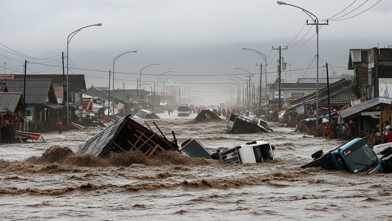 Banjir Besar Banyuwangi 16 Desember 2025! Sungai Meluap, Muncar&ndash;Sempu Lumpuh Total