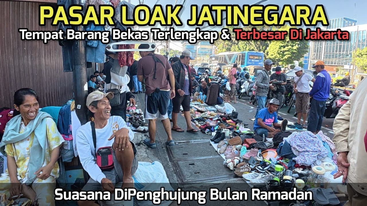 Suasana Pasar Loak Jatinegara Menjelang Lebaran Idul Fitri | Tempar Pasar Loak Terbersar Di Jakarta