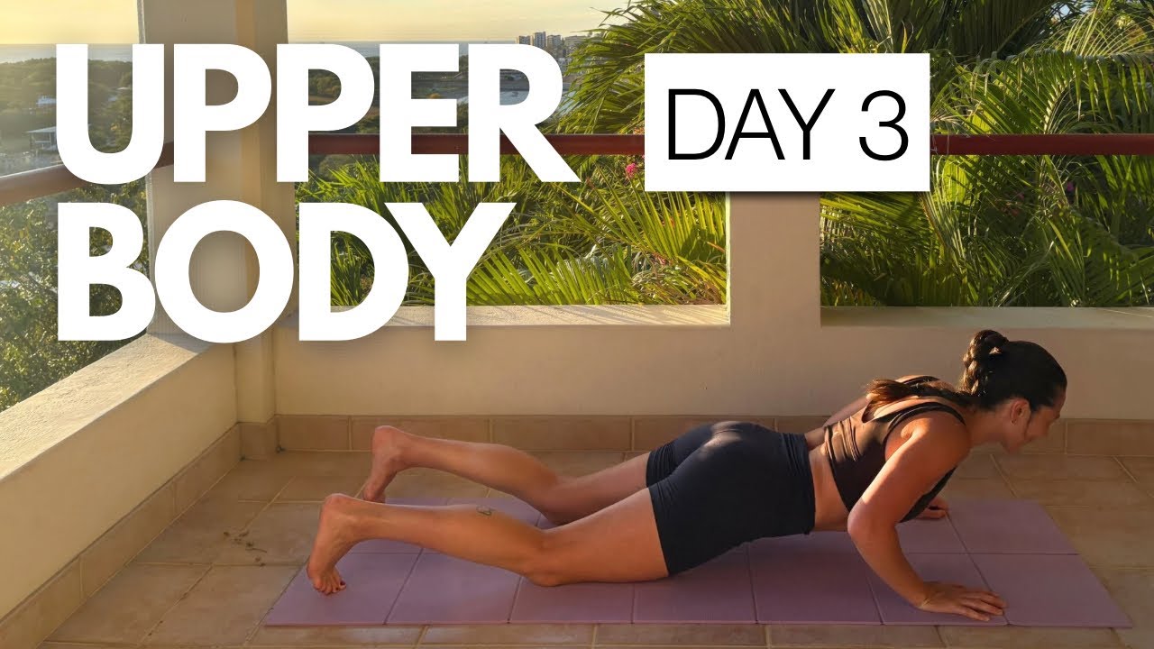 15 Min Upper Body LOW IMPACT Workout | Day 3 (No Equipment & Wrist Friendly) | 7 Day Challenge