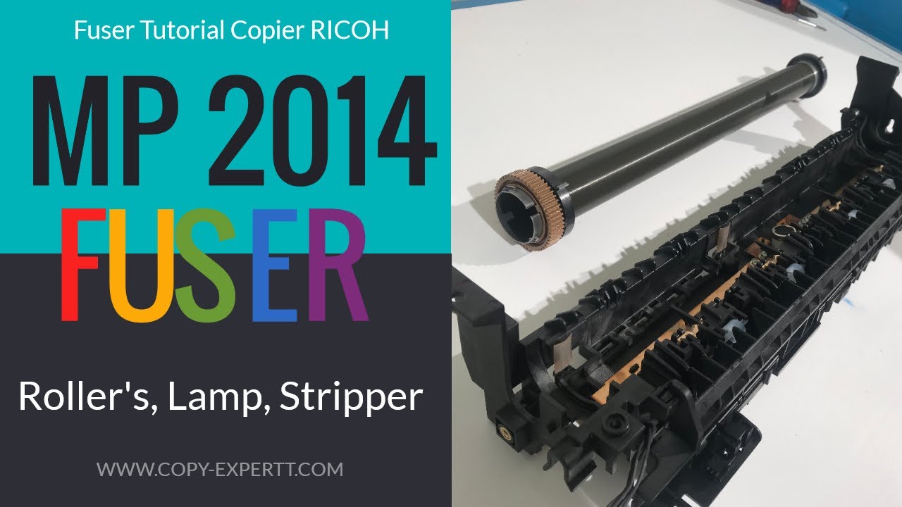 Запасной валик фьюзера RICOH MP2014 sc Руководство по ошибкам фьюзинга, часть 3