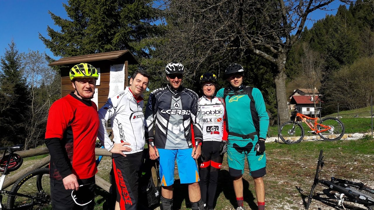 MTB Monte Grappa sentiero 151 - Il Gruppo Strano