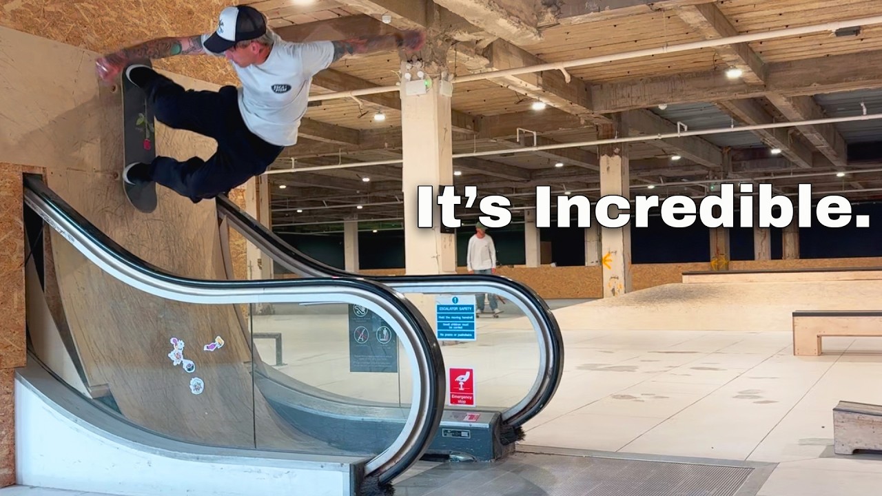 You can Skate this Abandoned Department Store, but not for long