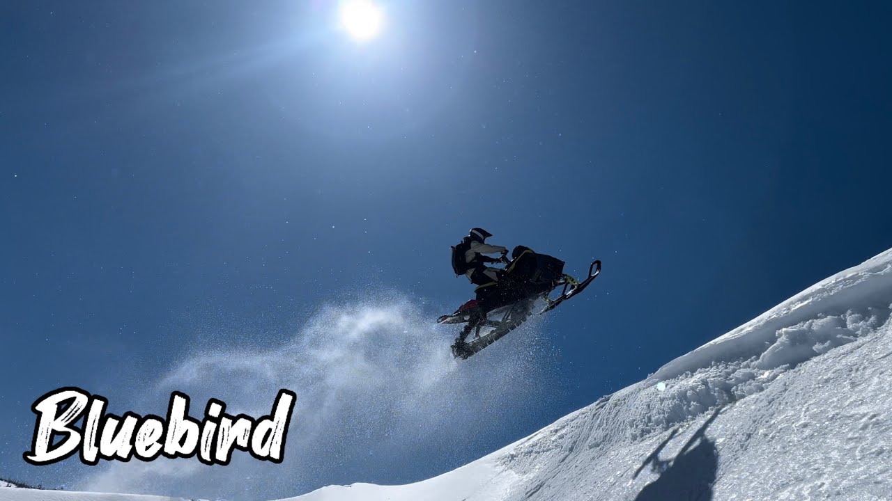 Bluebird Day Sledding In The Hills