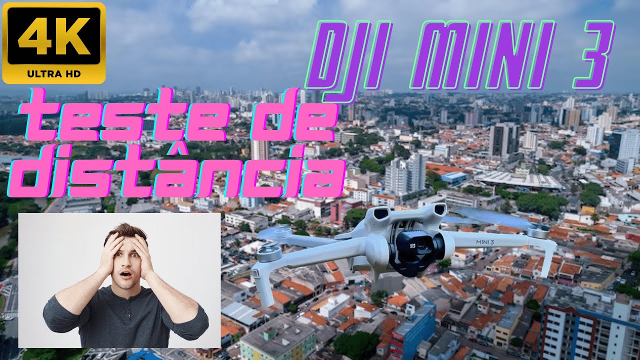TESTE DE DISTANCIA COM O DJI MINI 3 (LONG RANGE NA CIDADE DE SOROCABA)