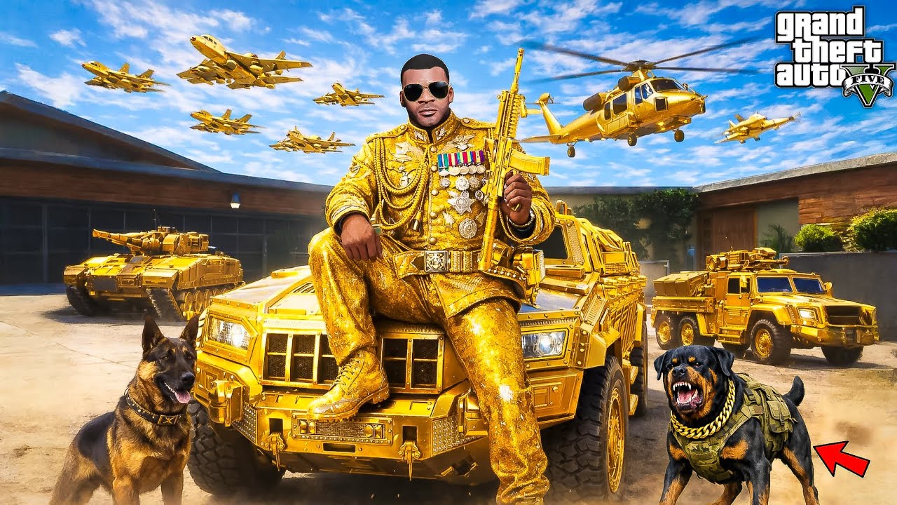 FRANKLIN Became World’s Richest Military Millionaire in GTA 5 Telugu | Dhanu Din