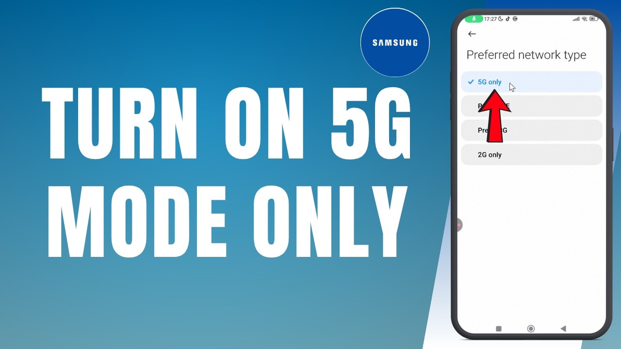 How to Force Samsung to Use 5G ONLY Mode - Hidden Setting!