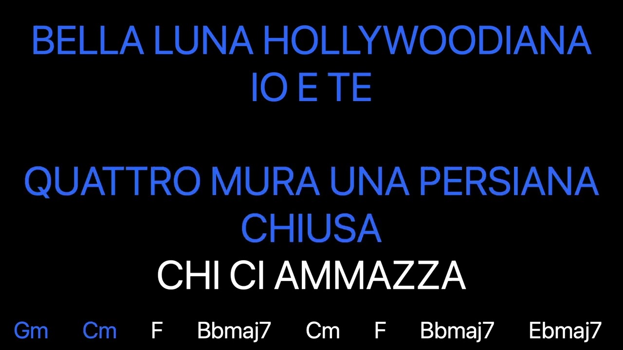 Storie Brevi - Tananai - Annalisa - Karaoke con cori