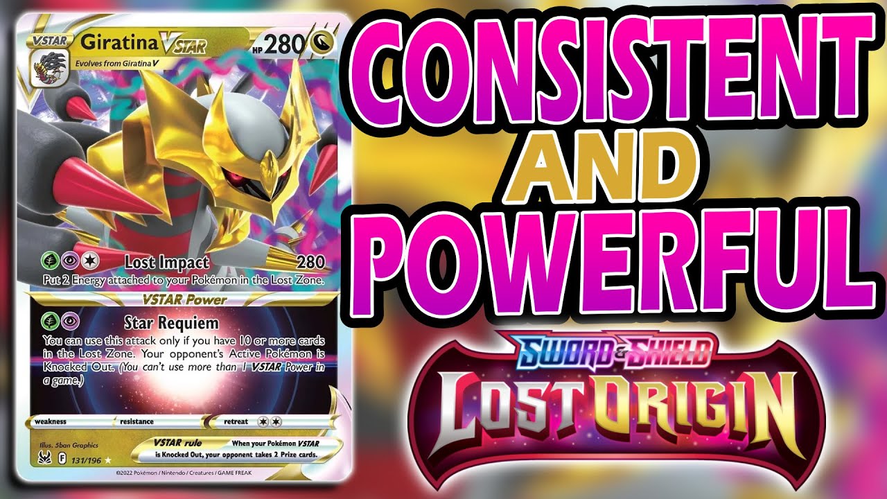 Giratina VSTAR Gameplay and Deck List | Lost Origin PTCGO Standard Format 2022