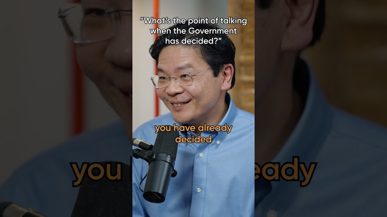 DPM Wong refutes the notion that having conversations on issues is an exercise in futility.