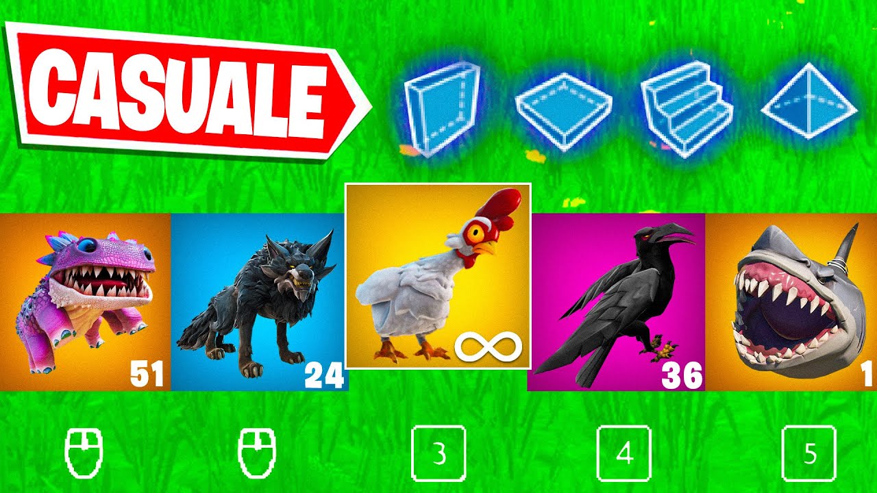 LA CHALLENGE SOLO LOOT DAGLI ANIMALI SU FORTNITE!