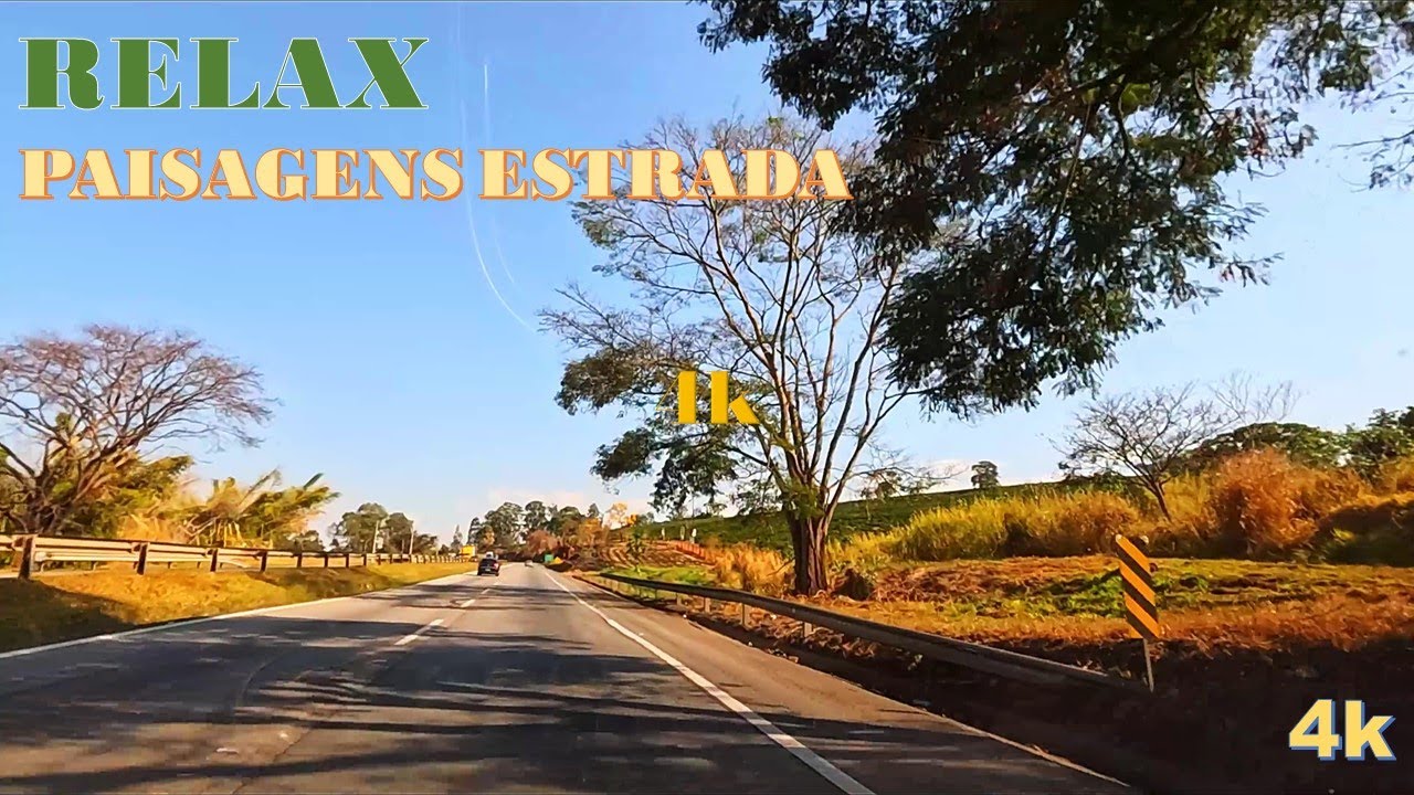 Viagem Relaxante de Carro | Boa Música Estrada e Belas Paisagens 4K