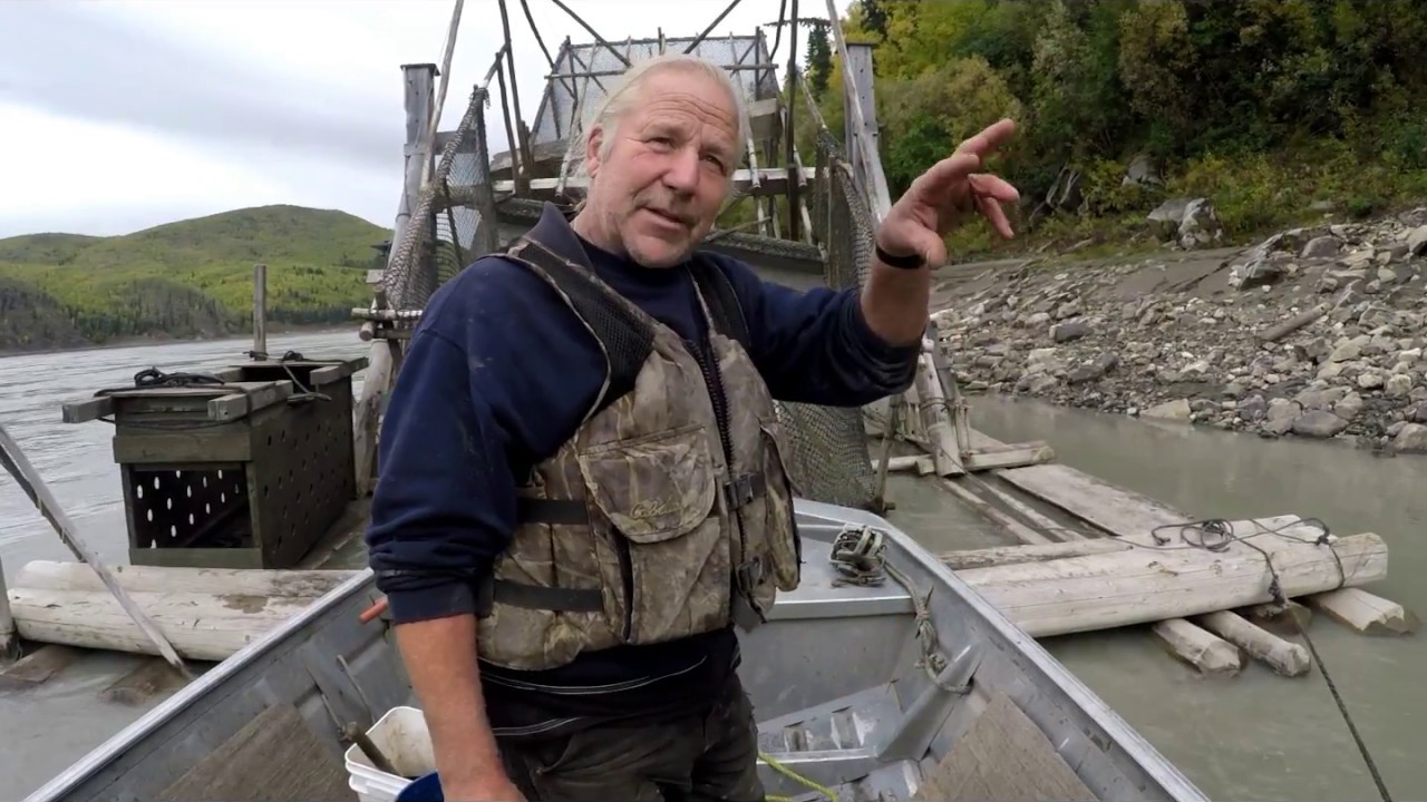 Pulling a Fish Wheel Out of the Yukon River - Stan Zuray