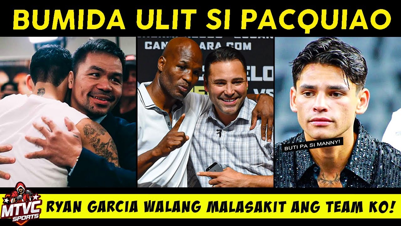 PACQUIAO Bumida! Garcia: Walang Malasakit ang Team ko 'Buti pa si Pinoy Legend