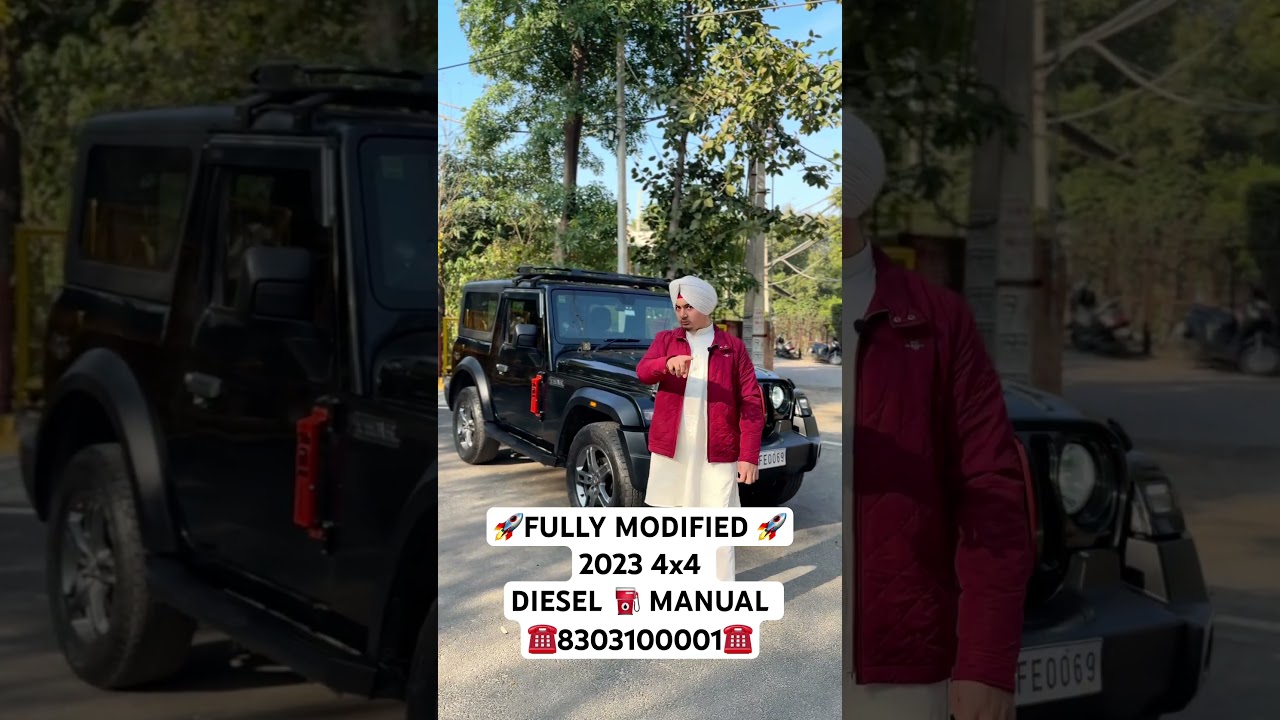 MAHINDRA THAR 🚗 DIESEL MANUAL 4x4 1ST OWNER ☎️8303100001☎️ BOOKING OPEN
