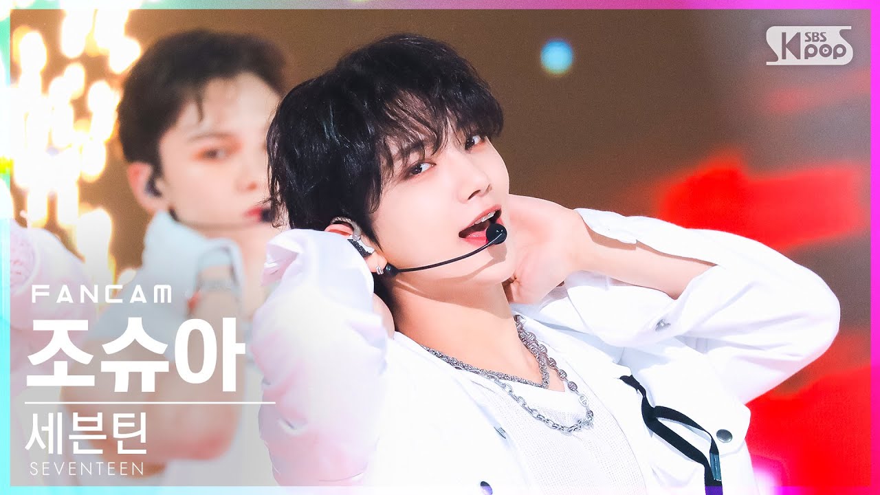 [안방1열 직캠4K] 세븐틴 조슈아 'HOT' (SEVENTEEN JOSHUA FanCam)│@SBS Inkigayo_2022.06.05.