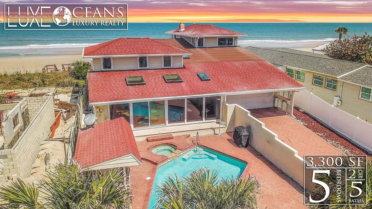 Oceanfront Homes For Sale in Daytona Beach Shore, Florida. 4289 S Atlantic Ave Wilbur By The Sea, FL