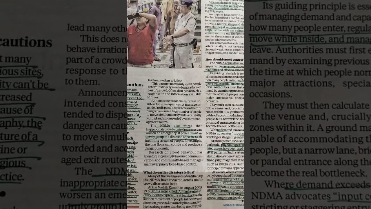 Stampede: हादसा या प्रशासन की नाकामी? | NDMA Guidelines |