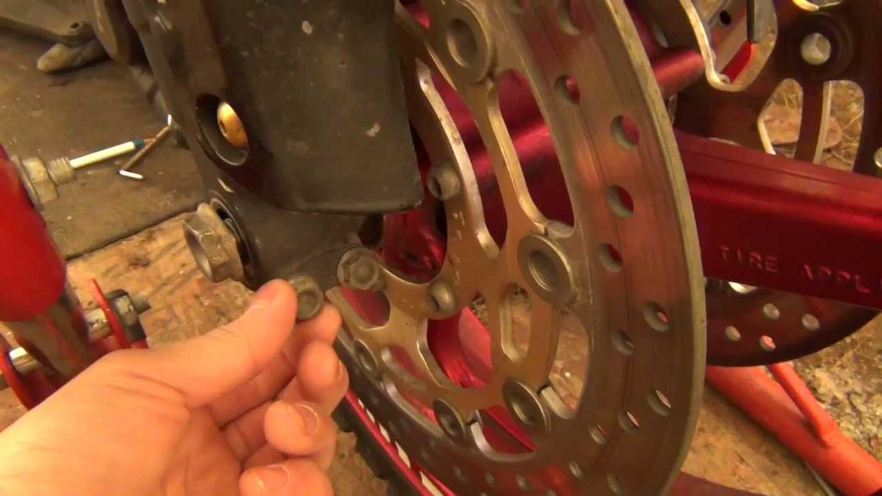 How to Remove front tire on Honda CBR 600RR