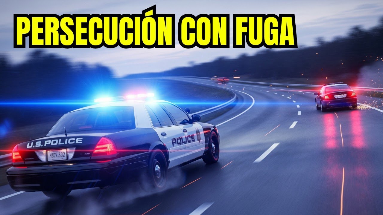 PERSECUCIONES POLICIALES DE EEUU M&aacute;s BRUTALES a Alta Velocidad Captadas por C&aacute;maras
