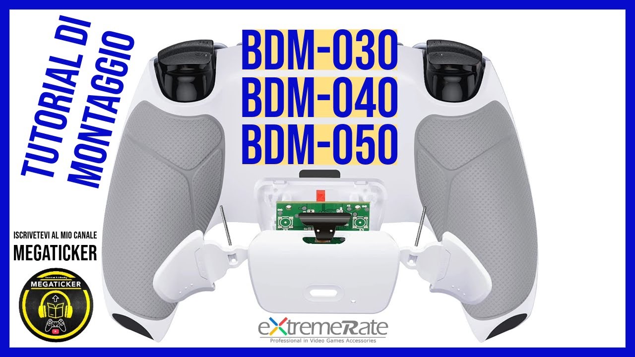 DualSense BDM-030 , BDM-040 e BDM-050 : eXtremeRate Rise Remap Kit - Montiamolo Insieme