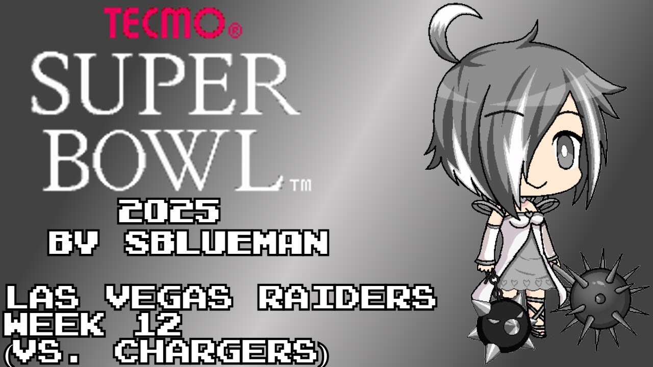 Tecmo Super Bowl 2025 (NES)(SBlueman) - Las Vegas Raiders - Week 12