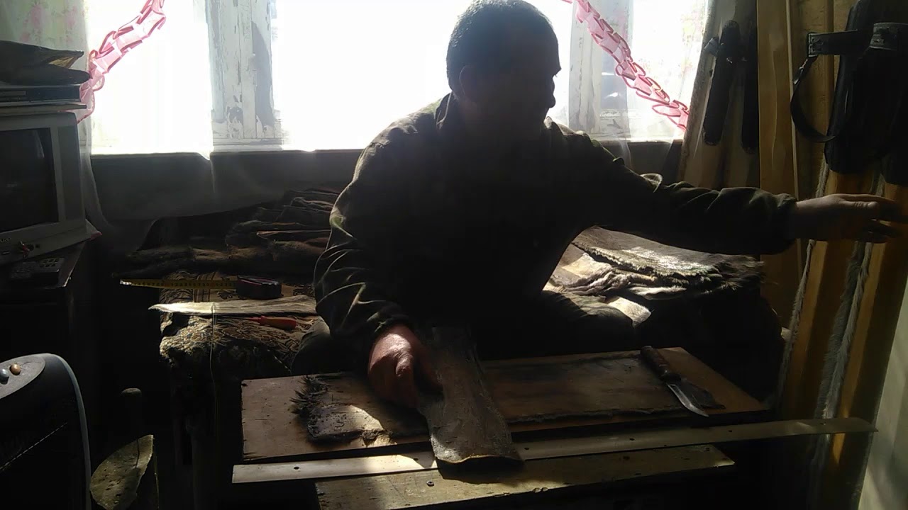 Изготовление охотничьих лыж с камусом