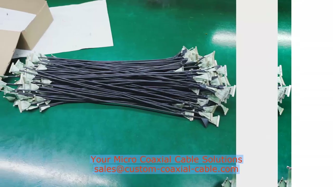 imaging micro-coax cable EU manufacturer ipex micro coax 0.5 mm pitch for ADAS camera In-car VPN Gat