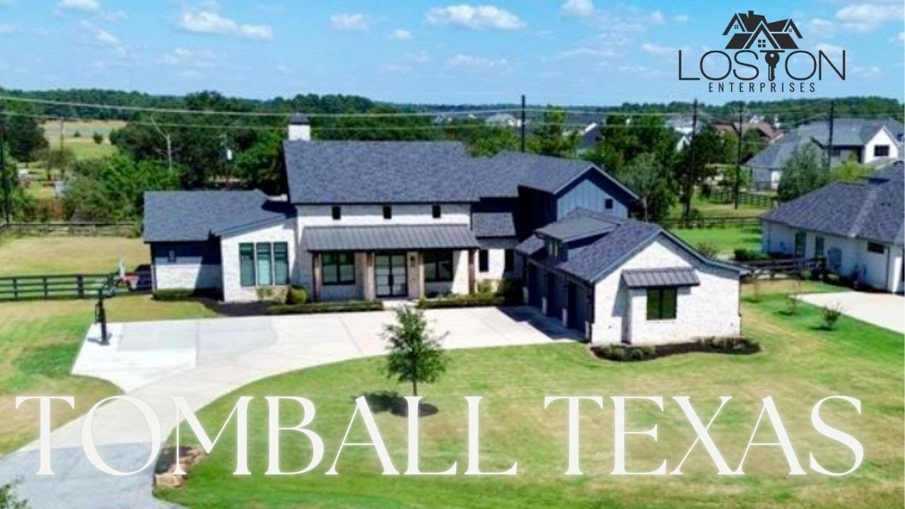 Texas Size Homes and Acres! Tomball | 6 Bedroom 4 Bathroom | Modern Home Tour | Houston Living