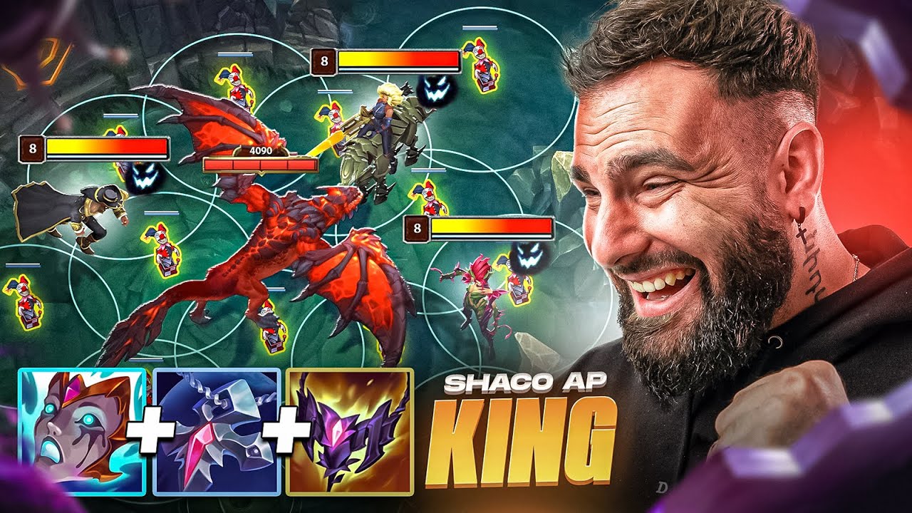SHACO AP LE ROI DE LA MALICE, 1V9 AVEC CE CHAMPION (Game Masterclass)