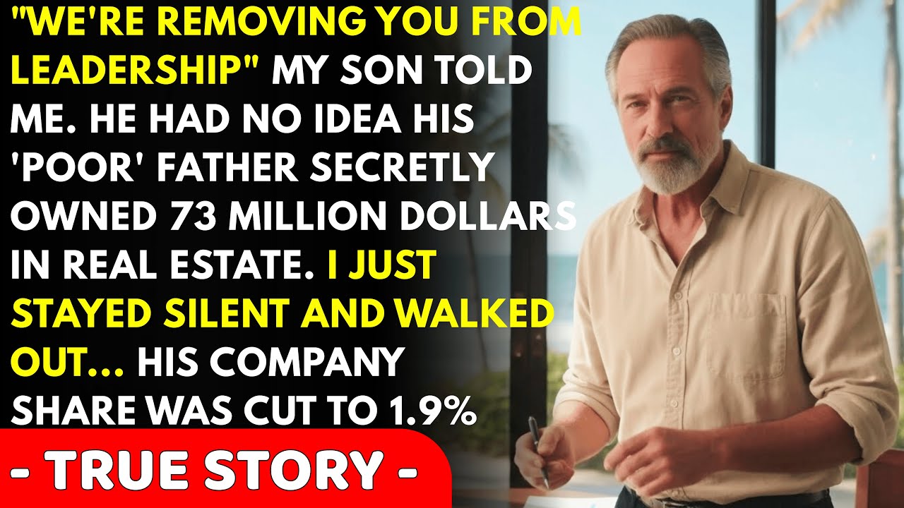 My Son Tried to Fire Me from My Own Company — I Cut Him Off Next Day, Plus the 51 Properties He D...