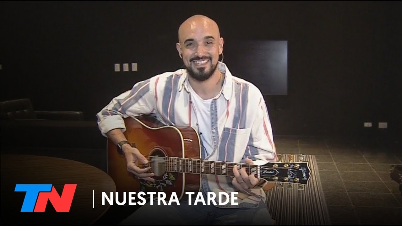 ABEL PINTOS se animó a cantar una canción en NUESTRA TARDE