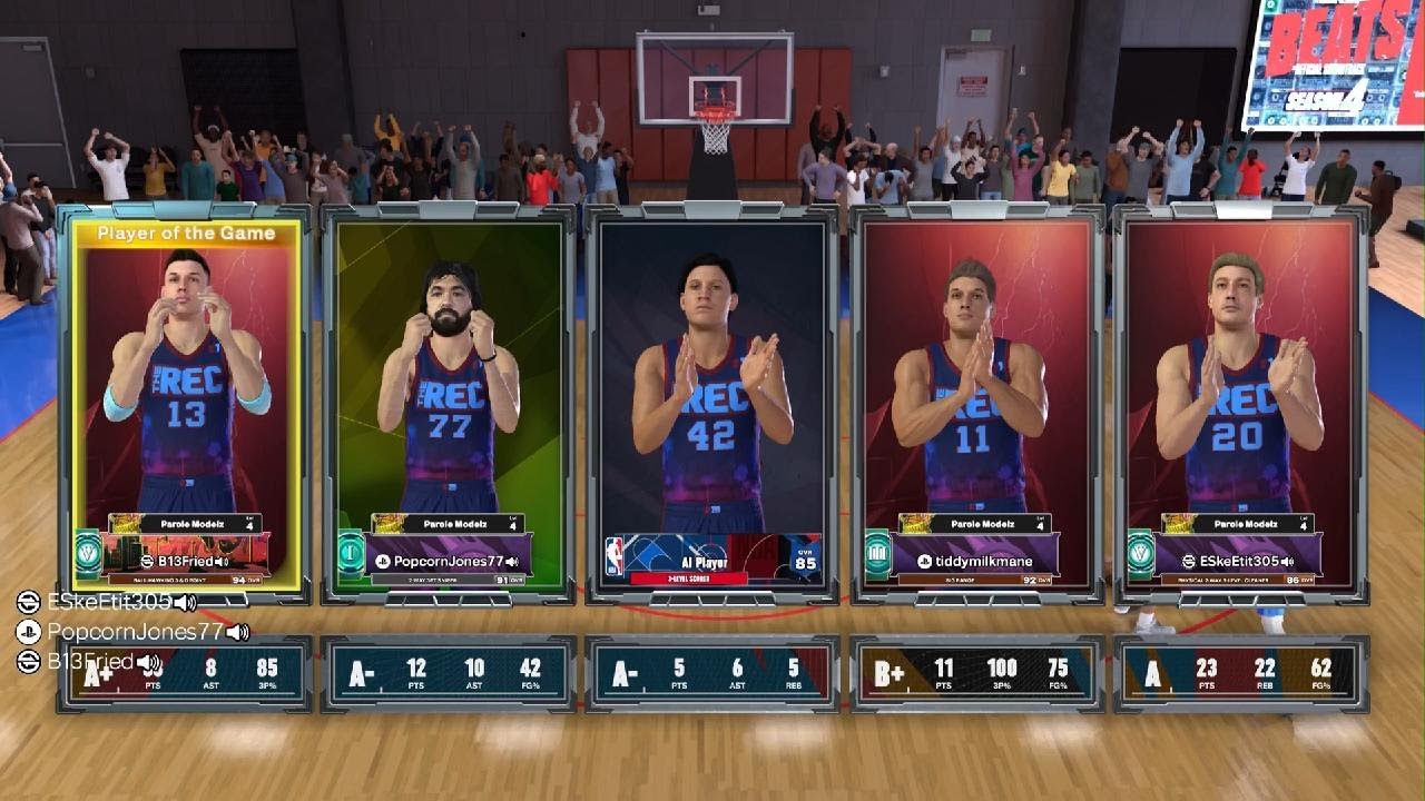 Parole Modelz dominate in 84-51 win in NBA 2K26 REC (Pistol Pete 92 Overall: 12 PTS 10 AST)