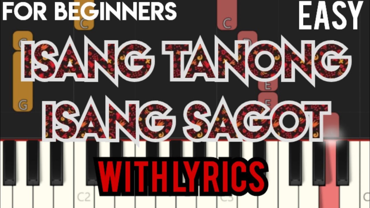 ISANG TANONG, ISANG SAGOT ( LYRICS ) - DONNA CRUZ | SLOW & EASY PIANO