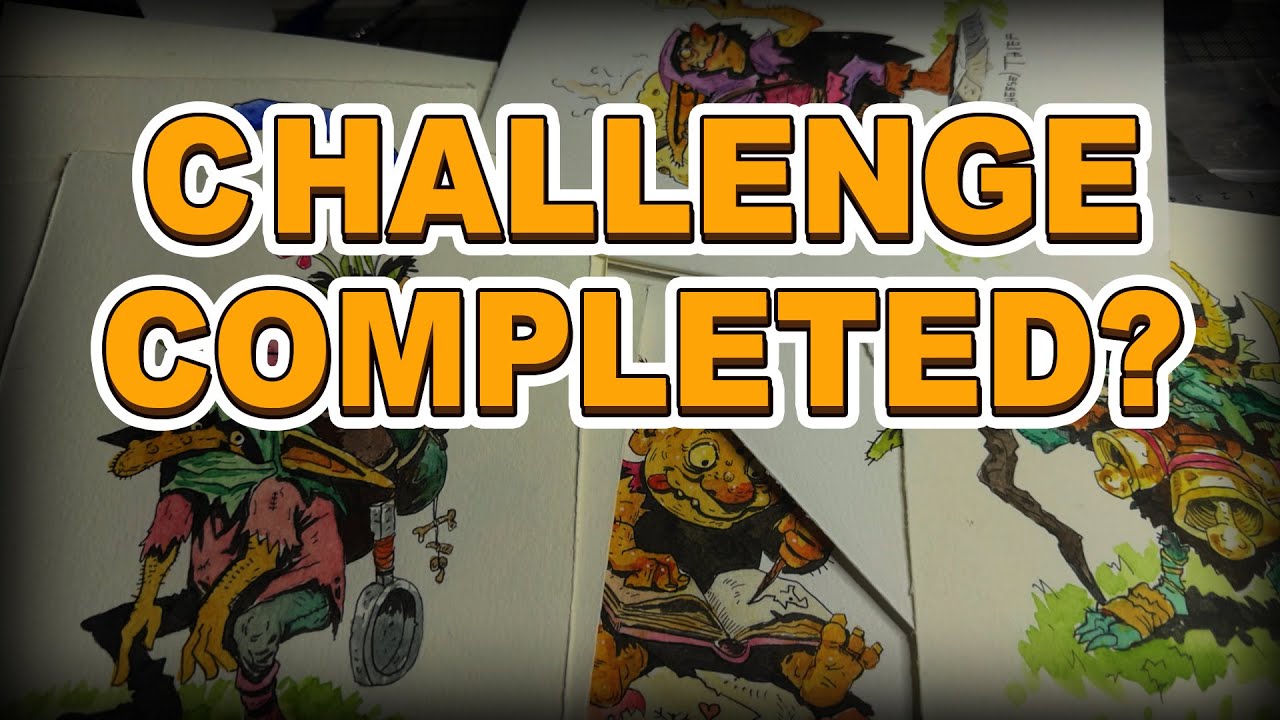 DRAWING 1 GOBLIN A DAY FOR A MONTH! CAN I DO IT? OCTOBER CHALLENGE  UPDATE