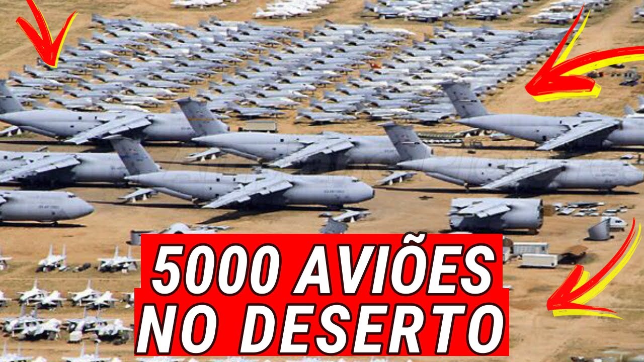 MAIOR CEMITÉRIO DE AVIÕES DO MUNDO EM 2023: DAVIS MONTHAN, O ARMAZÉM DA USAF!