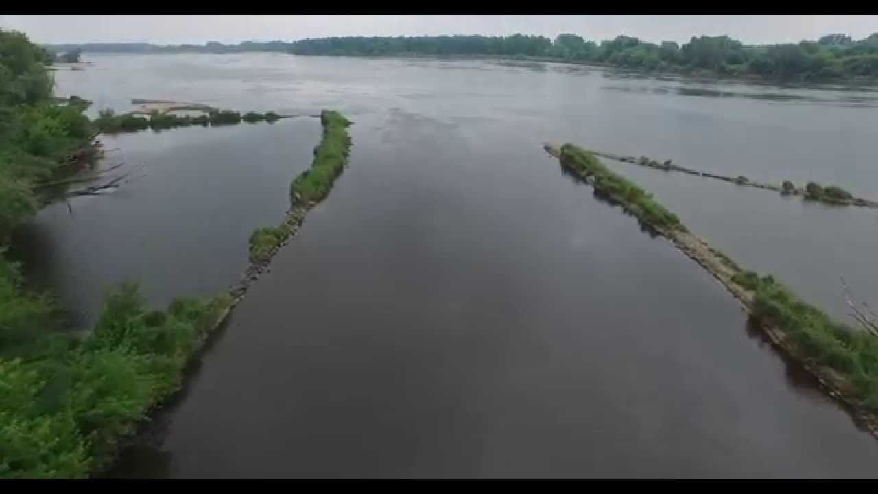 RIVER PILICA UJŚCIE RZEKI PILICY DO WISŁY WISLA DORZECZE PHANTOM 3 PROFESSIONAL