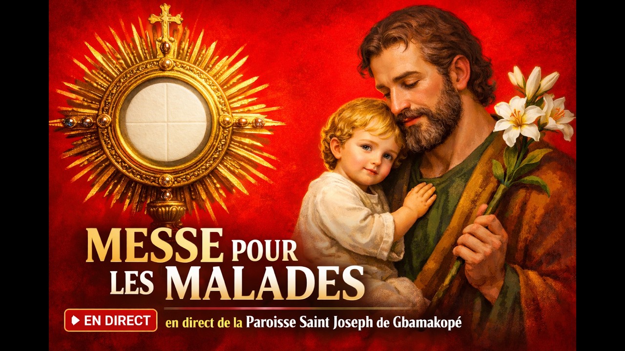 🔴LIVE |MESSE POUR LES MALADES | Paroisse Saint Joseph de Gbamakopé  | 15-03-2026