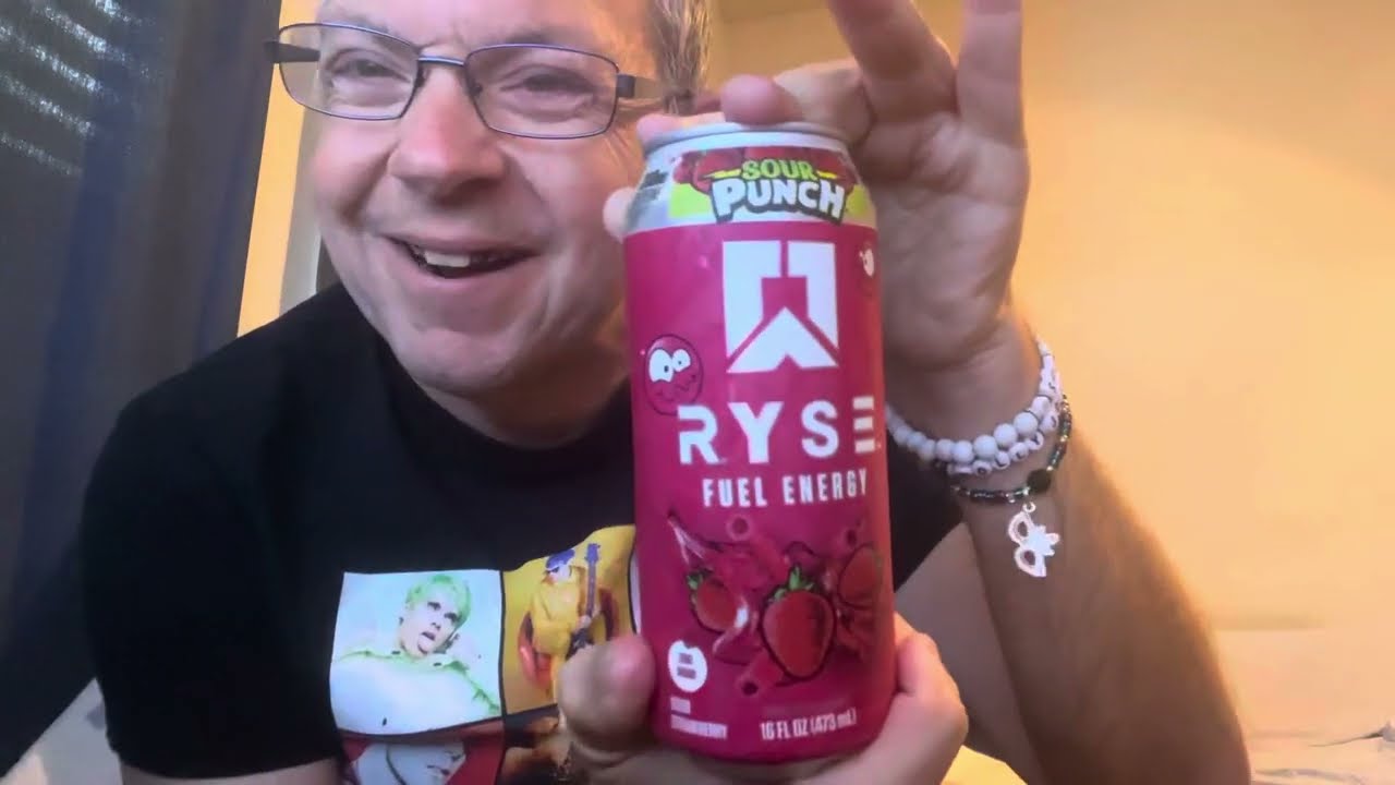 Sip & Snack: Ryse Fuel Sour Punch Strawberry Energy Drink(2-10-26)