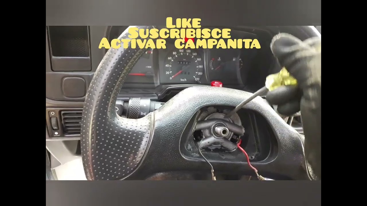 ford escort como sacar volante dirección y corregir vueltas de caja dirección