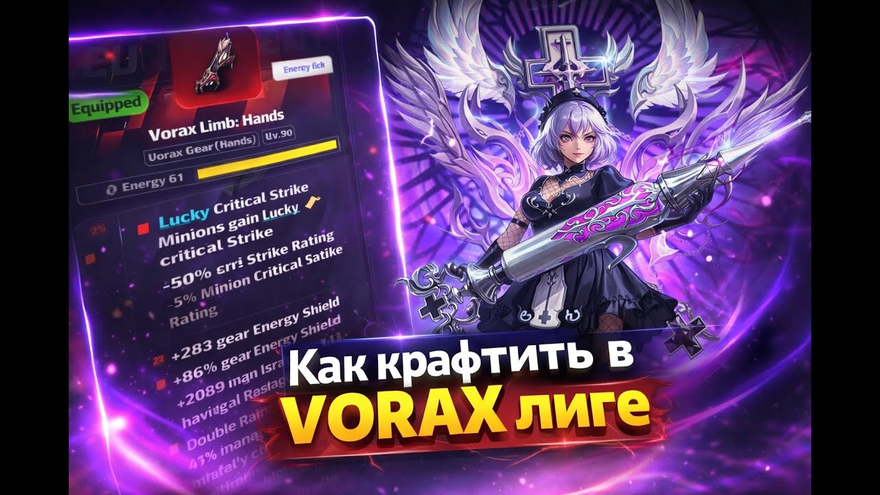 🔨 Как крафтить Эндгейм/Мид шмот в VORAX лиге. Torchlight Infinite