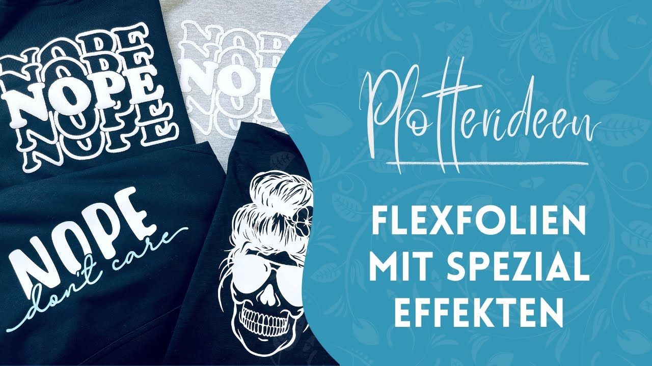 HTV mit Spezieleffekten (Puff, Brick und Glow in the Dark)