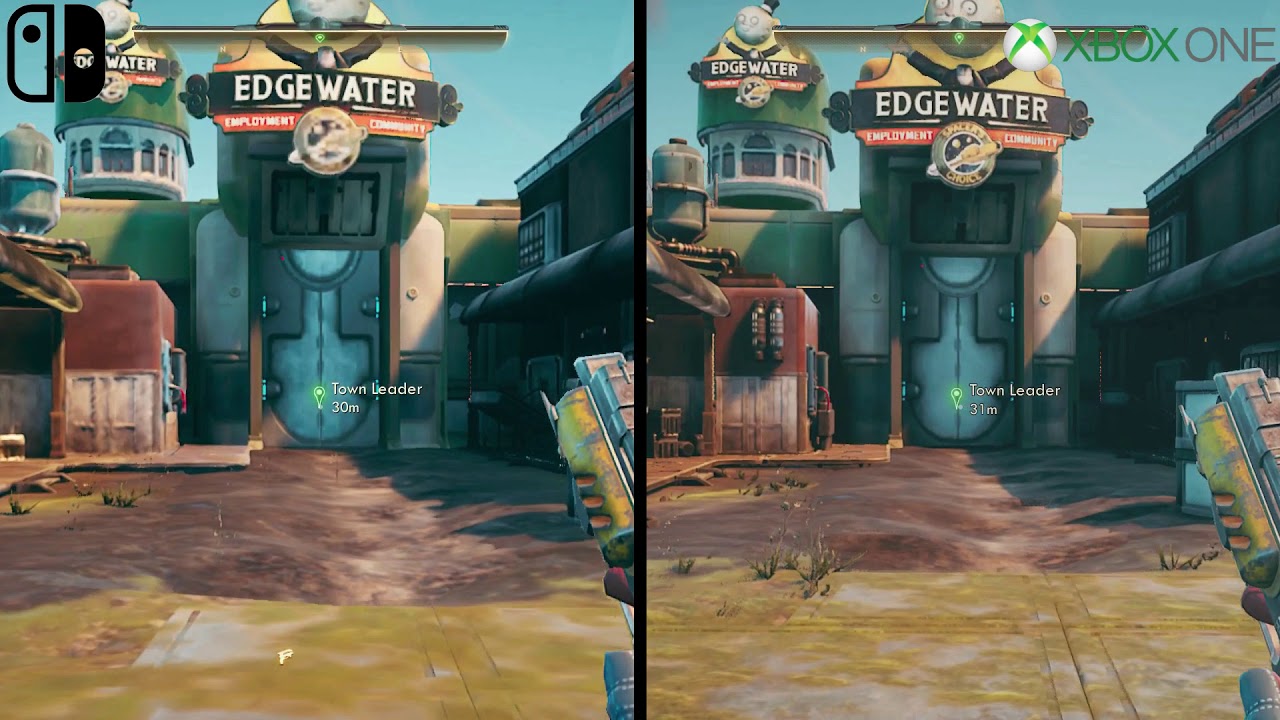 The Outer Worlds | Nintendo Switch vs. Xbox One - Graphics Comparison