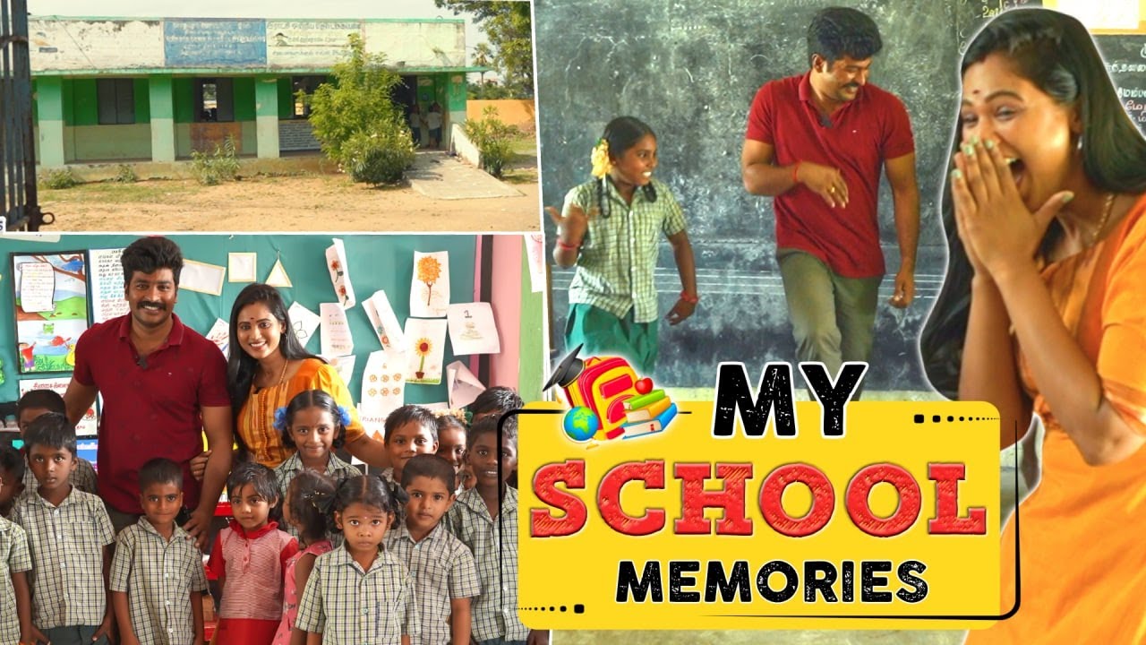 Kanmani's School Tour 🏫 | Emotional Moments 🥹 | Old Memories | Navin Kanmani