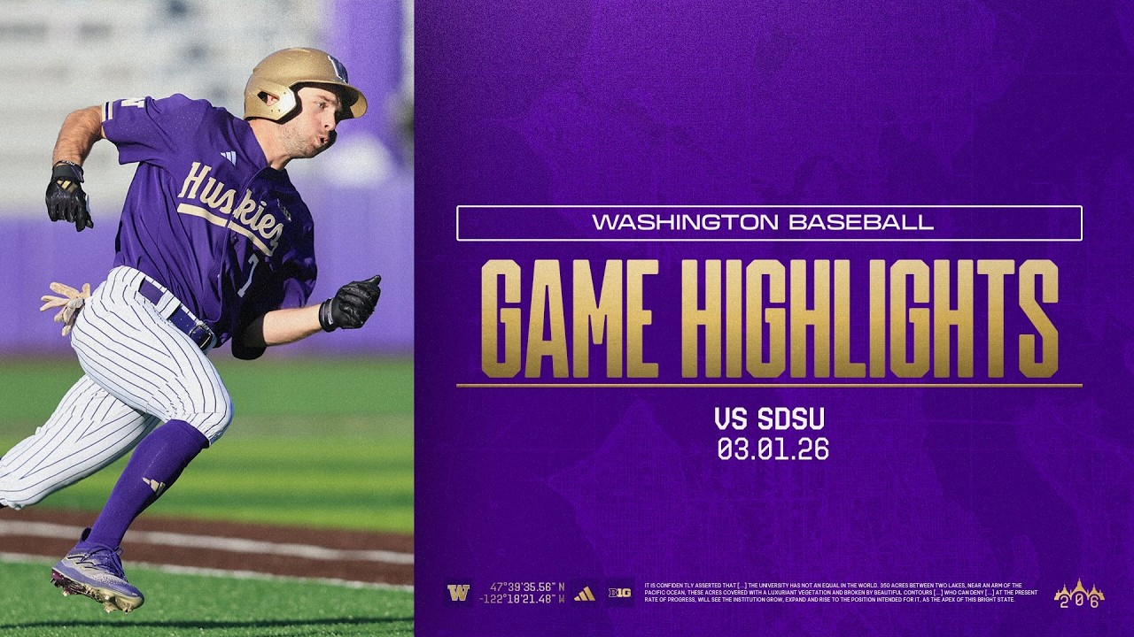 Washington 11, SDSU 2 | Huskies Highlights
