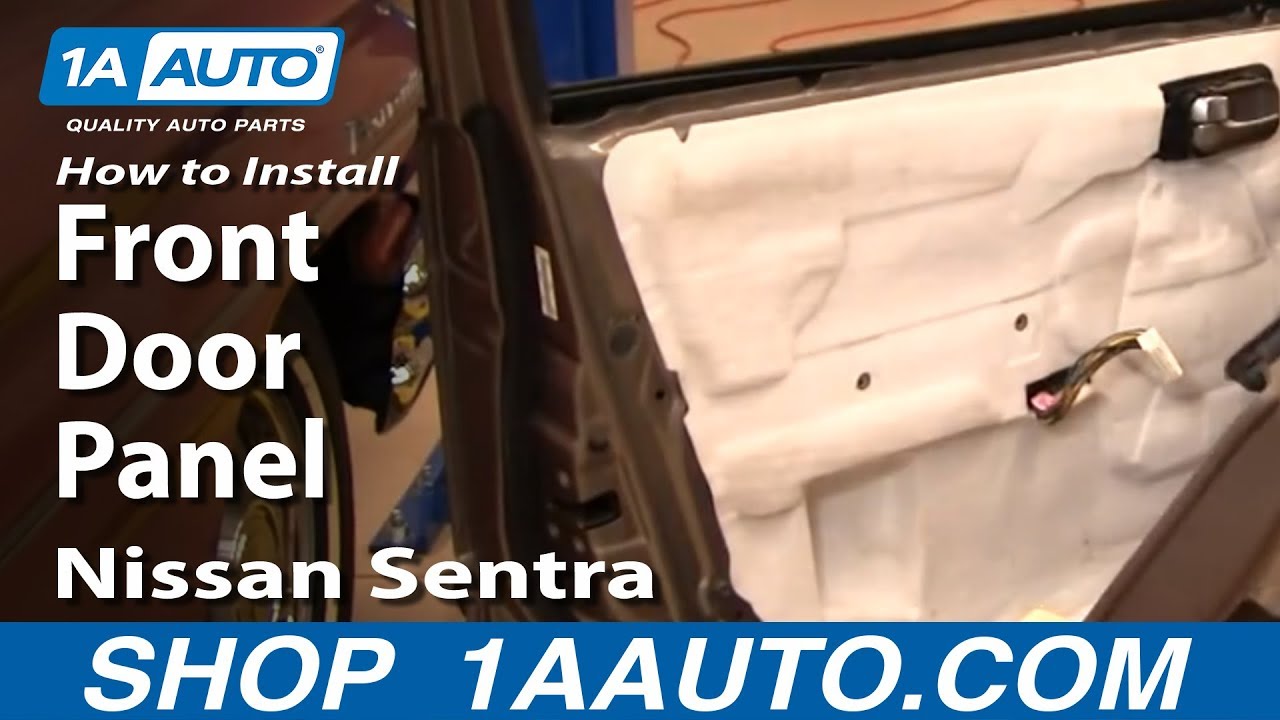 Как снять переднюю дверную панель Nissan Sentra 04-06