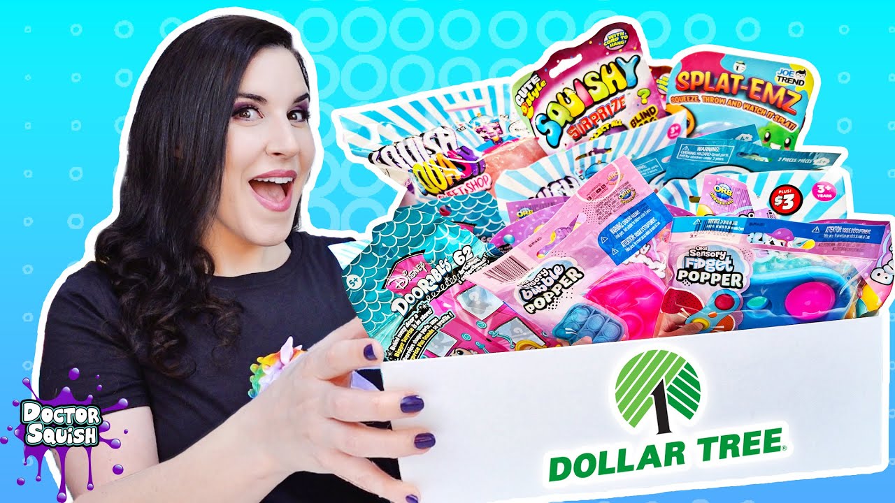 Dollar Tree Blind Bag Haul! New Squishies, Orb Fidgets, Doorables